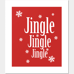 Jingle Jingle Jingle Cute Christmas Posters and Art